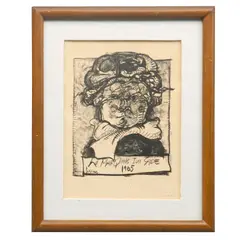 Jose Luis Cuevas, Le Marquis du Sade, 1965, Serigrafía 12 / 20
