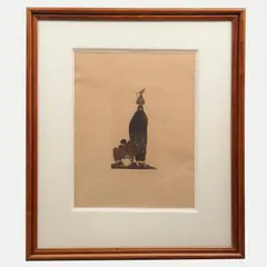 Roberto Montenegro, Mujer maya, 1926, Grabado al aguafuerte y aguatinta A. -2 - 3