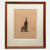 Roberto Montenegro, Mujer maya, 1926, Grabado al aguafuerte y aguatinta A. -2 - 3