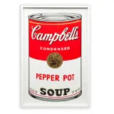 Andy Warhol, II.51: Campbell's Pepper Pot Soup, Serigrafía sin número de tiraje