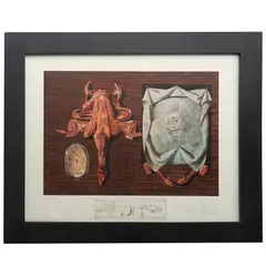 Salvador Dalí, Les Spoutniks astiqués d'asticots statistiques (Los Caprichos Pinzas Principeros), de la carpeta Les Dîners De Gala, 1971, Litografía sobre papel japonés 120 / 135