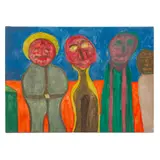 Untitled by Eliseo Garza Aguilar, Óleo y arena sobre tela, sold Mar 2024