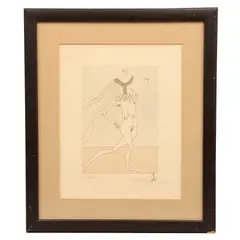 Salvador Dalí, Las Visiones de Quevedo, 1975, Grabado a la punta seca y aguafuerte 271 / 300