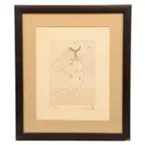 Las Visiones de Quevedo by Salvador Dalí, 1975, Grabado a la punta seca y aguafuerte 271 / 300, sold Mar 2024