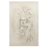 Untitled by Gustavo Arias Murueta, 1971, Tinta sobre cartoncillo, offered Mar 2024