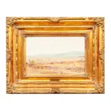 Isidro Martínez Colín, Paisaje, Óleo sobre tela