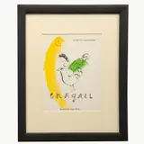 Marc Chagall, Paysage aux Isbas, 1957, Litografía sin número de tiraje