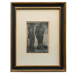 José Clemente Orozco, Hombres, Grabado al aguafuerte