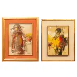 Juan Chamizo, Niños, Óleo sobre tela y sobre masonite