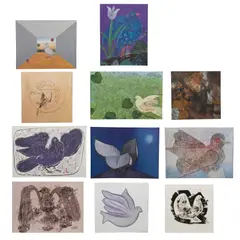 Varios Artistas, Palomas, Litografías offset