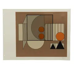 Manuel Felguérez, Sin título, de la carpeta Diferencia y Continuidad, 2005, Serigrafía sin número de tiraje