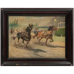 Caballos, SIGLO XX, Óleo sobre tela