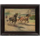 Caballos, SIGLO XX, Óleo sobre tela