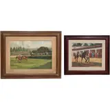 Alberto Enguix, PAR DE JOCKEYS, Óleo sobre MDF y óleo sobre tela