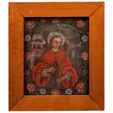 Santa Bárbara, SIGLO XVIII, Óleo sobre tela