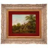 Paisaje Campirano, EUROPA, PRINCIPIOS DEL SIGLO XX, Óleo sobre tela
