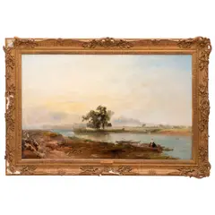 CASTILLO DE WINDSOR by James Baker Pyne, Óleo sobre tela, offered Feb 2024