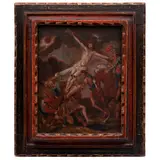 MÉXICO, SIGLO XVIII by El Descendimiento de la Cruz, Óleo sobre tela, offered Feb 2024