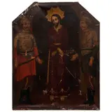 El Prendimiento de Cristo, MÉXICO, SIGLO XVIII, Óleo sobre tela