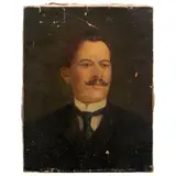 MÉXICO, SIGLO XIX by Retrato de Caballero, Óleo sobre tela, offered Feb 2024