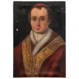 Retrato de Eclesiástico, MÉXICO, CA., 1800, Óleo sobre tela