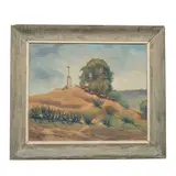 Pablo Almela, La cruz, 1948, Óleo sobre tela