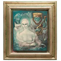 Héctor Ayala, Mujer, Óleo sobre tela