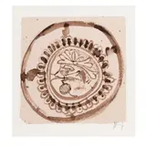 Sergio Hernández, Sin título, de la carpeta el Códice Hernandino Mixteco, 2018, Serigrafía 2 / 50