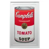 II.46: Campbell´s Soup I, Campbell's Tomato Soup by Andy Warhol, Serigrafía sin número de tiraje, sold Feb 2024