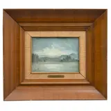 Paisaje by Marco Antonio Zepeda, Óleo sobre tela, sold Feb 2024