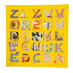 Pedro Friedeberg, Otebafla amarillo, 2014, Giclée sobre papel 9 / 12