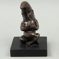 Sergio Bustamante, LUNA ENAMORADA, Bronce, patinado en color marrón