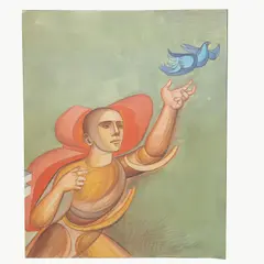 Arnold Belkin, Alberta, Canadá, 1930 - Ciudad de México, 1992), Litografía offset sin número de tiraje