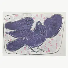 Paloma by Gilberto Aceves Navarro, Litografía offset sin número de tiraje, sold Feb 2024