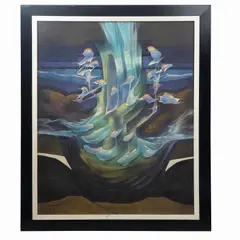 Mario Orozco Rivera, Paisaje, Acrílico sobre tela
