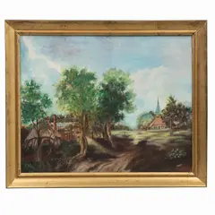 Hilda, Paisaje, Óleo sobre tela