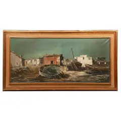 Lemas, Barco, Óleo sobre tela