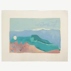 Joy Laville, Big green woman (Gran mujer verde), 1996, Serigrafía 99 / 100