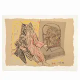 Jose Luis Cuevas, L'amour fou (El amor loco), Serigrafía 141 / 199