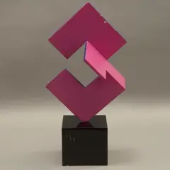 Carlos Agustín, PLANOS ETÉREOS, 2019, Acero al carbón, acabado policromado