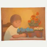 Antonio González Orozco, Niño con flores