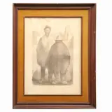 Francisco Moreno Capdevila, Los rotos, 1958, Litografía sin número de tiraje