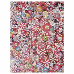 Takashi Murakami, Dazzling Circus: Embrace Peace and Darkness within Thy Heart, 2016, Litografía offset 188 / 300