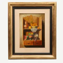 Bodegón by Daniel Orozco, Óleo sobre tela, offered Jan 2024