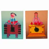 Trinidad Osorio, Niñas con sandías, Serigrafías 49 / 150