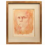 Léonor Fini, Sin título (retrato), Litografía sin número de tiraje