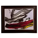 Roy Lichtenstein, Brushstrokes Poster, de la serie Brushstrokes prints, 1967, Serigrafía sin número de tiraje