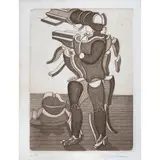 Arnold Belkin, Robot, Grabado A. P
