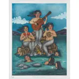 Francisco Ochoa, El canto de las sirenas, Grabado al aguatinta 28 / 80