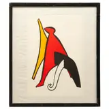 Alexander Calder, Stabiles IV, para la revista Derrière Le Miroir, 1963, Litografía sin número de tiraje